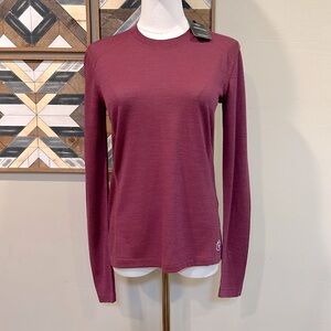 Allbirds Women's Long Sleeve Tee - Burgundy